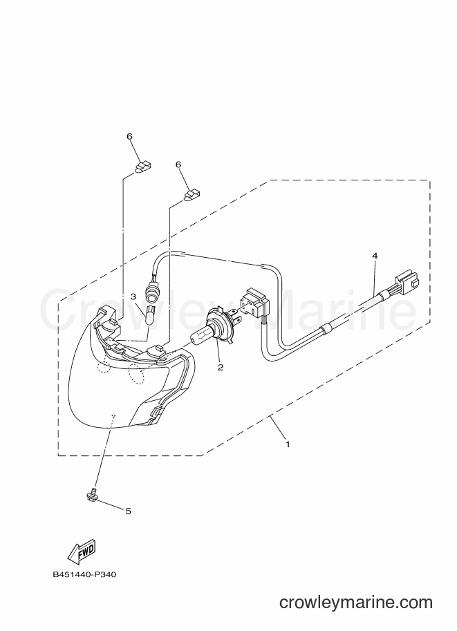 2016 Scooter T115C-5 - T115C-5 (BP41) [010] - HEADLIGHT