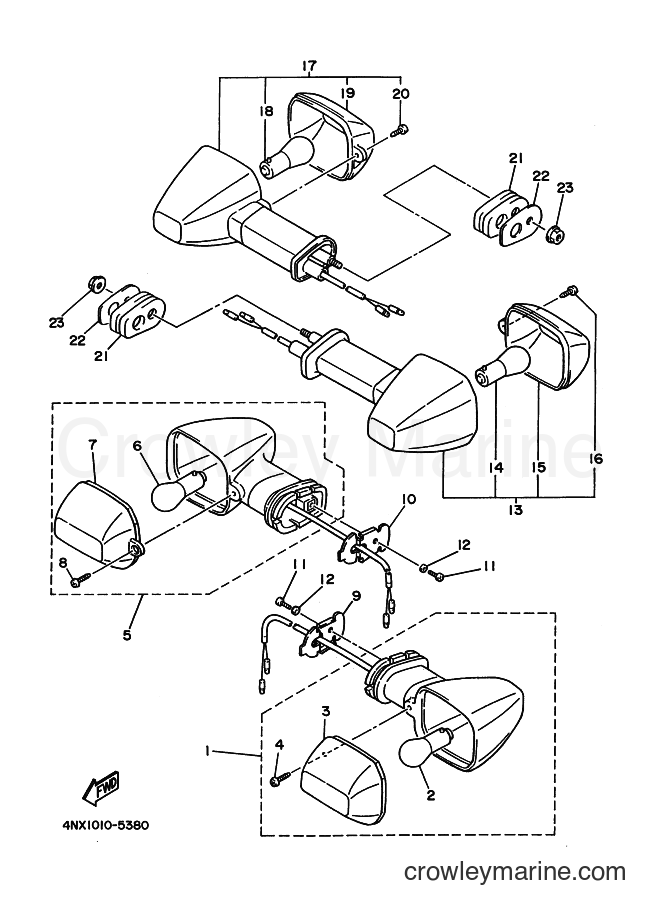 1998 Street Bike TRX850 - TRX850 (4UN4) [090] - FLASHER LIGHT