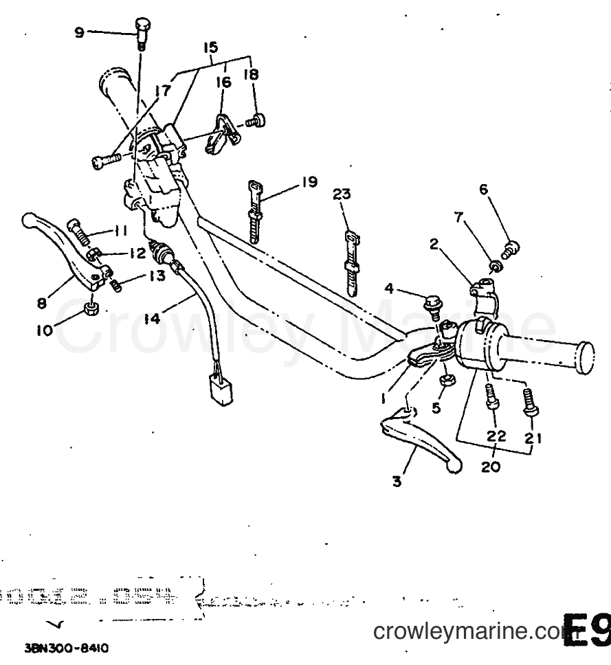 1991 Dirt Bike DT125R - DT125R (3PY3) [999] - HANDLE SWITCH & LEVER