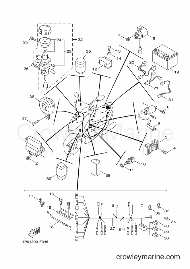 Yamaha Motors XC125 (4P99) [010] - ELECTRICAL 1
