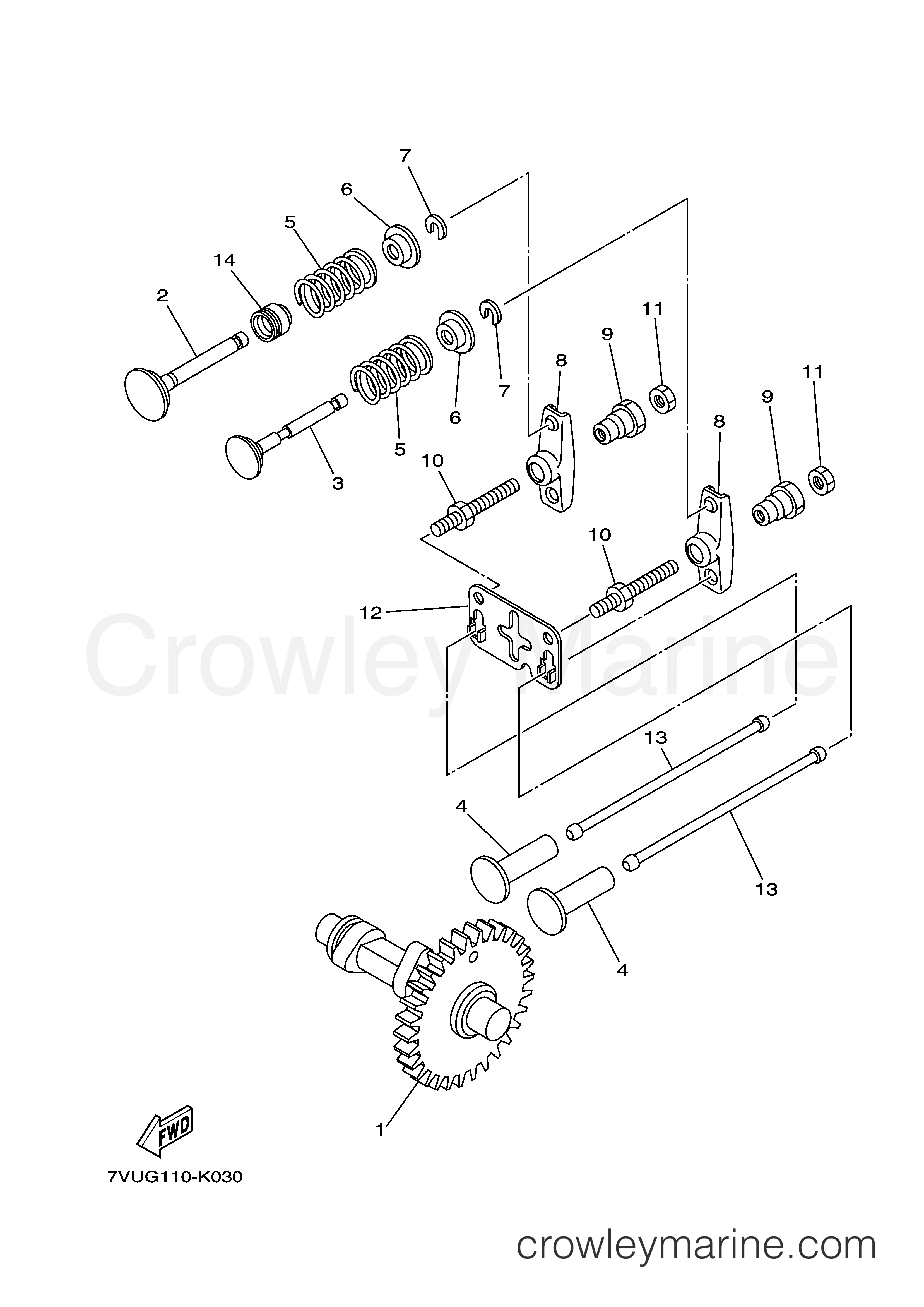 Yamaha Motors EF2800IM  (EF2800I) - CAMSHAFT VALVE