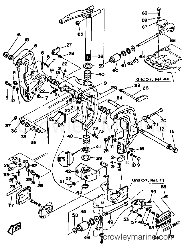 Yamaha Motors PROV150LH - BRACKET