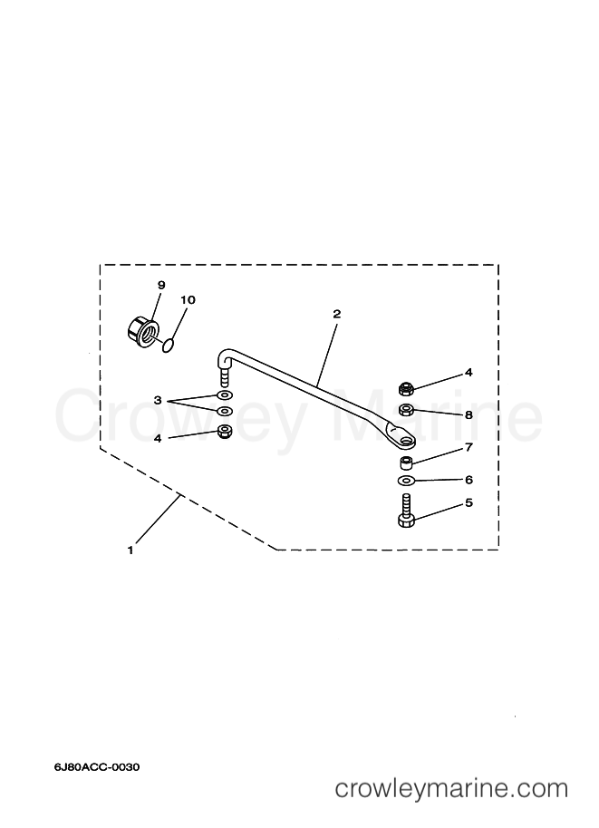 Yamaha Motors 25N (6L20) [190] - STEERING GUIDE