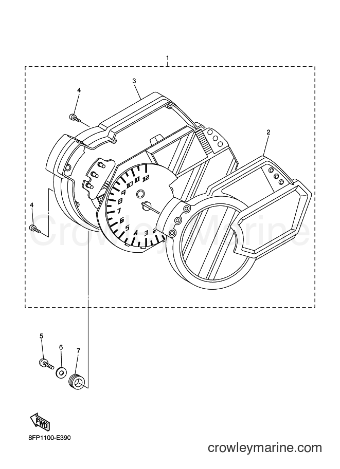 Yamaha Motors RX10M (8FS3) [020] - METER
