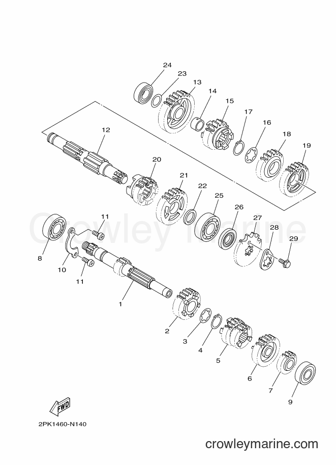 2017 Street Bike TFX150 - TFX150 (B482) [010] - TRANSMISSION