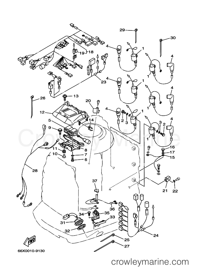 Yamaha Motors 225G (66K) [020] - ELECTRICAL 2