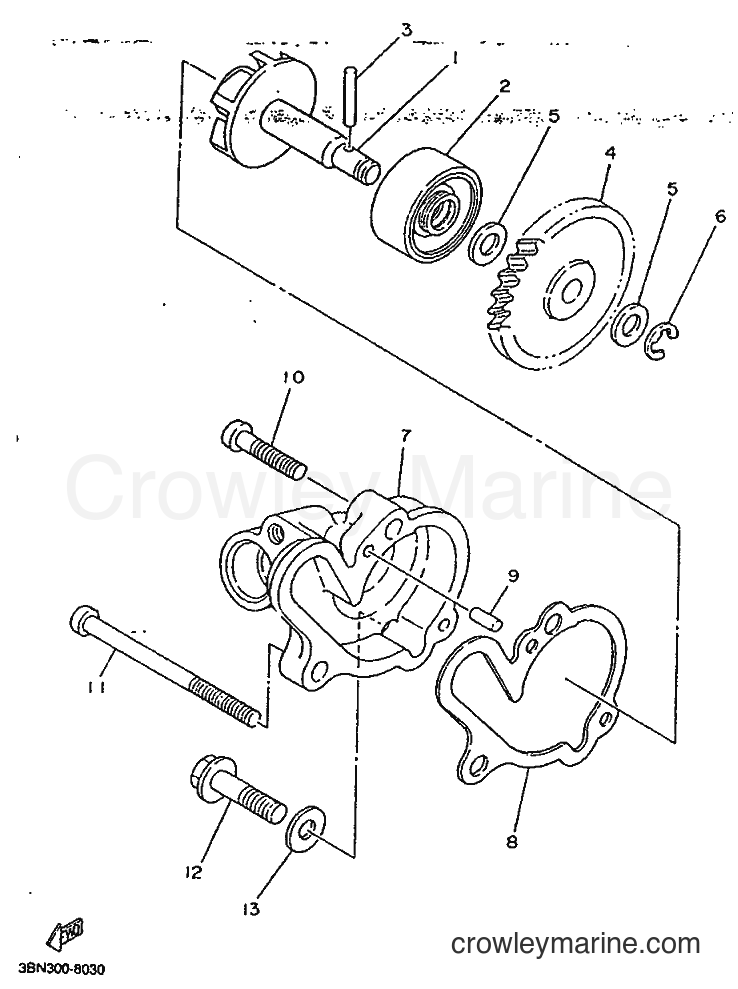 Yamaha Motors TDR125 (3XE2) [999] - WATER PUMP