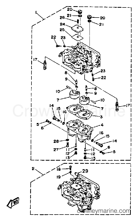 Yamaha Motors L130ETXF - CARBURETOR