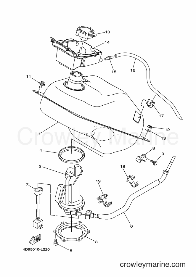 2012 Maxi-Scooter YP250 - YP250 (4D95) [010] - FUEL TANK