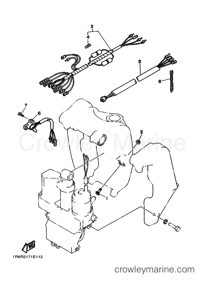 Yamaha Motors 150CETO (6R2) [050] - BRACKET 2