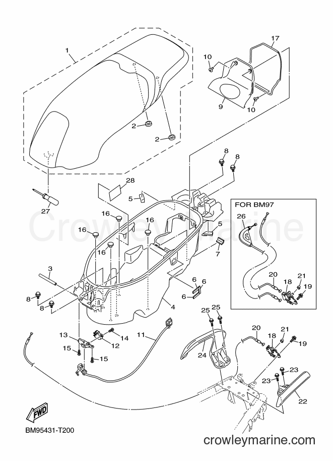 Yamaha Motors LTV125 (BM95) [010] - SEAT
