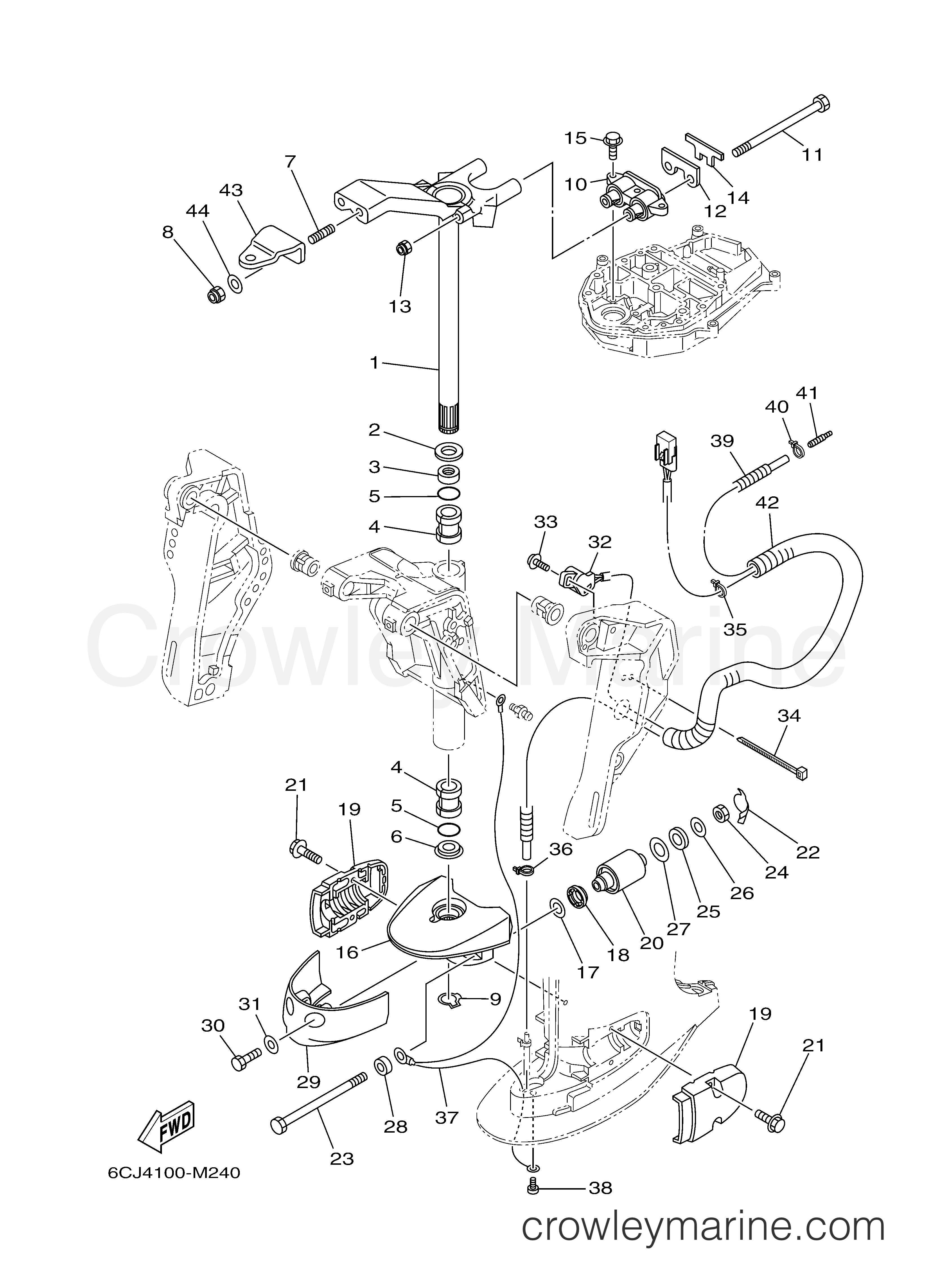 Yamaha Motors F70LA - BRACKET 2