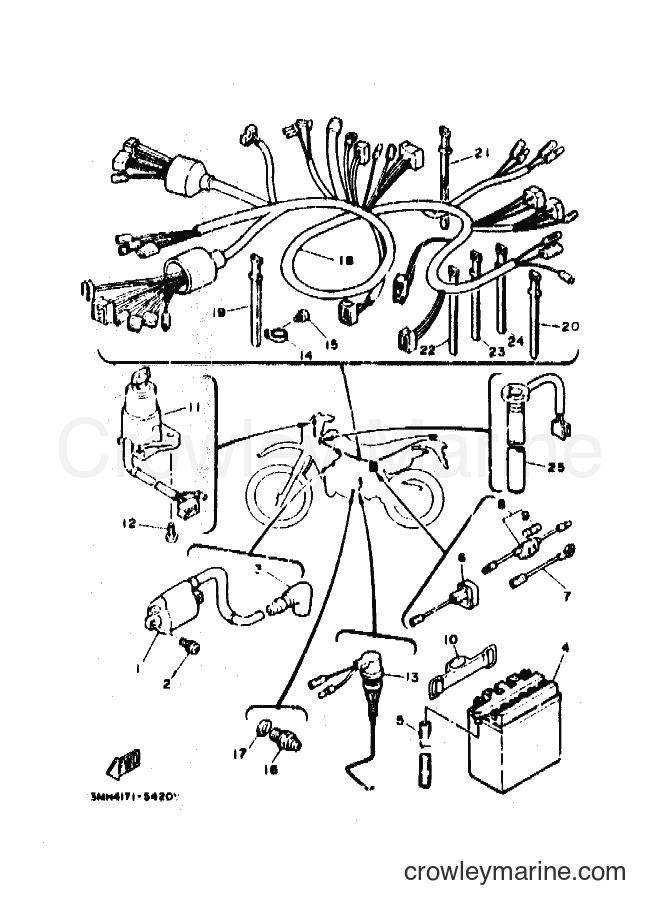 1996 Dirt Bike DT200R - DT200R (3MH5) [010] - ELECTRICAL 1
