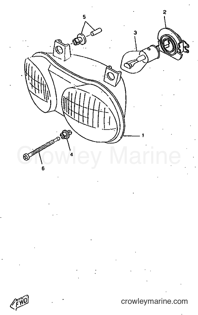 1998 Scooter CW50RSP - CW50RSP (4WS5) [010] - HEADLIGHT