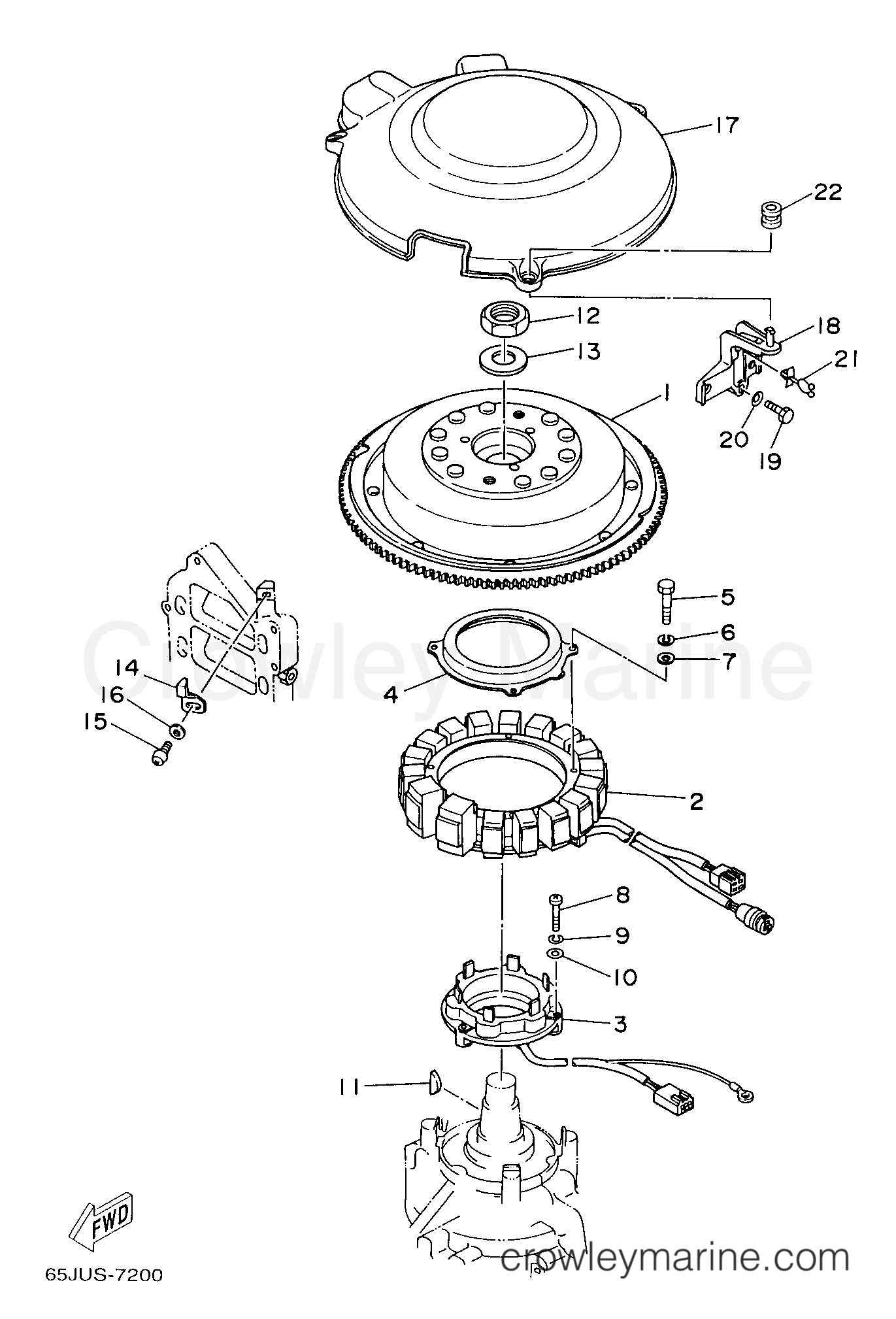 Yamaha Motors V225TLRW - GENERATOR