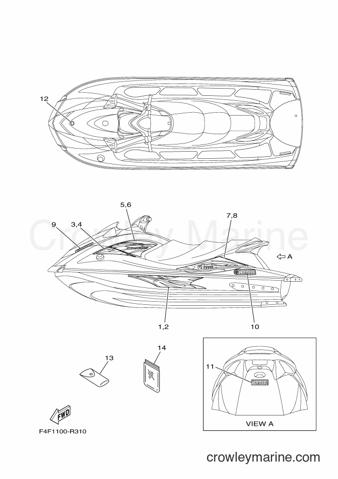 Yamaha Motors VX1050D-R (F4F3) [010] - GRAPHICS