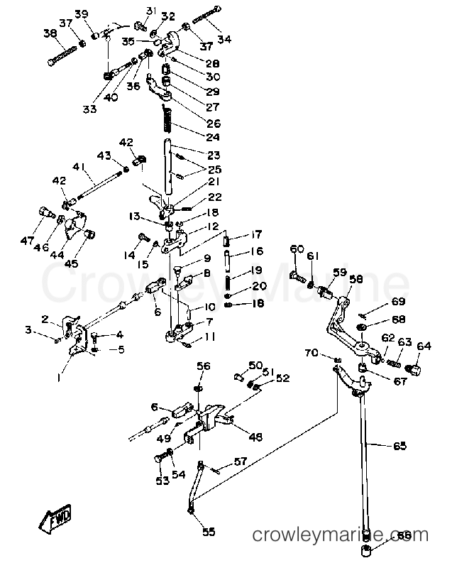 Yamaha Motors CV55ELD - CONTROL ENGINE