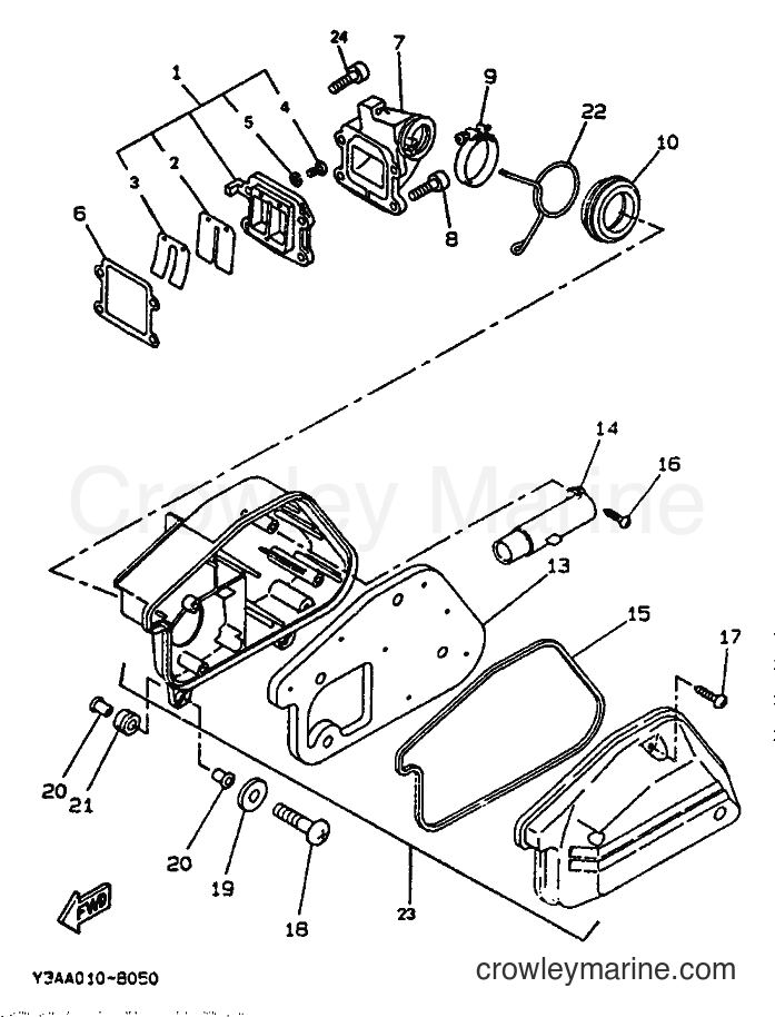 1992 Scooter CW50 - CW50 (4BX2) [999] - INTAKE