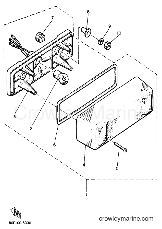 Yamaha Motors BR250T (8BD2) [020] - TAILLIGHT
