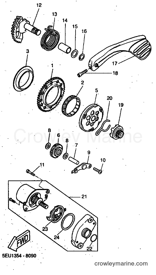 1999 Scooter YH50 - YH50 (5FV1) [020] - STARTER