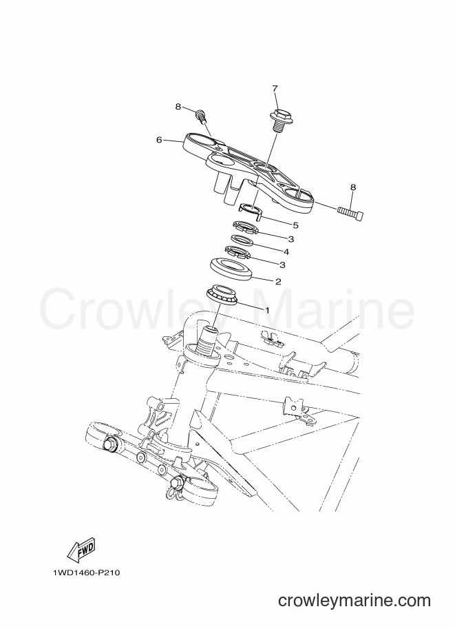 2015 Sport Bike YZF-R3 - YZF-R3 (2MS2) [010] - STEERING