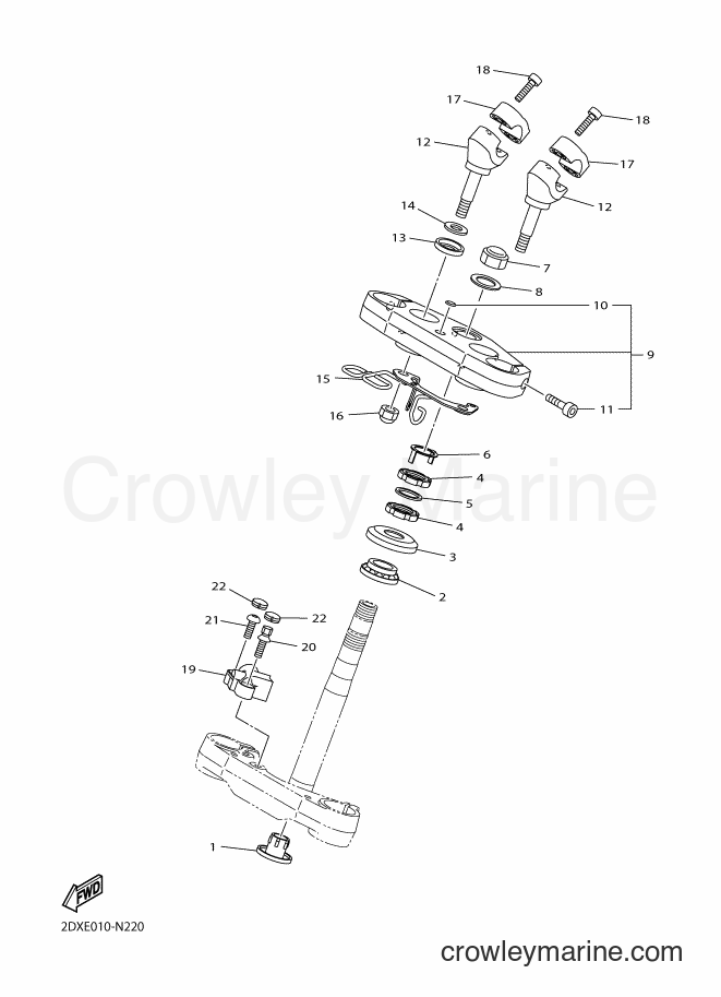 Yamaha Motors XVS950CU (2DXE) [010] - STEERING