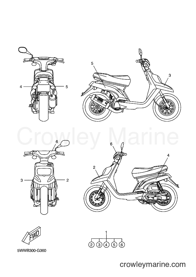 2008 Scooter CW50 - CW50 (5WWB) [030] - GRAPHIC & EMBLEM