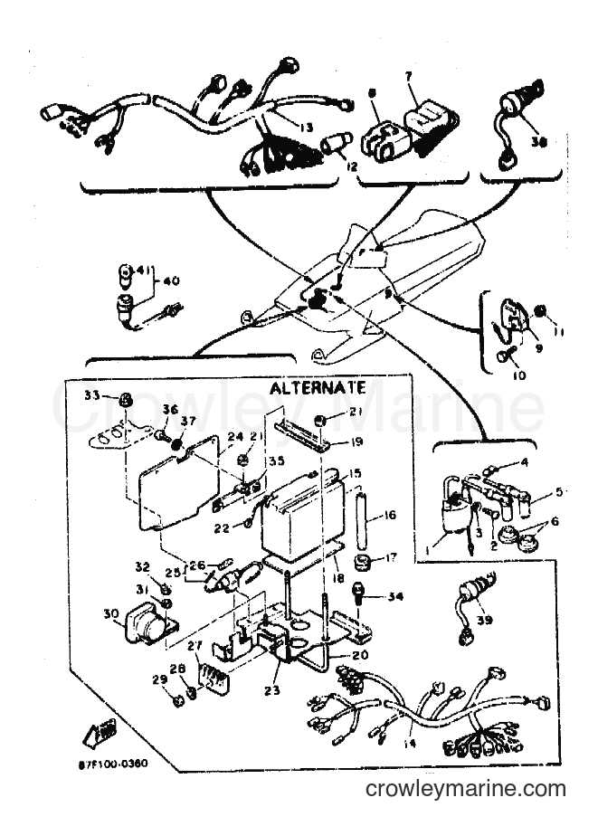 Yamaha Motors PZ480P (87F1) [010] - ELECTRICAL 1