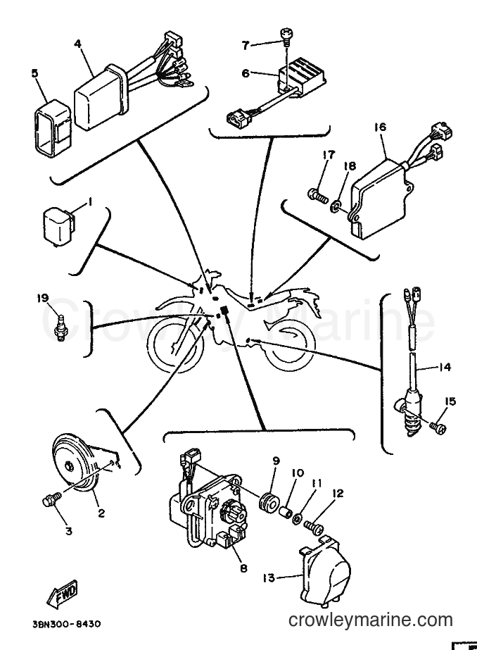 1988 Dirt Bike DT125R - DT125R (3DD1) [999] - ELECTRICAL 2