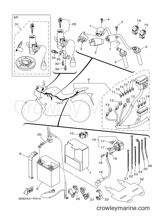 2016 Street Bike MTN320-A - MTN320-A (B085) [010] - ELECTRICAL 1