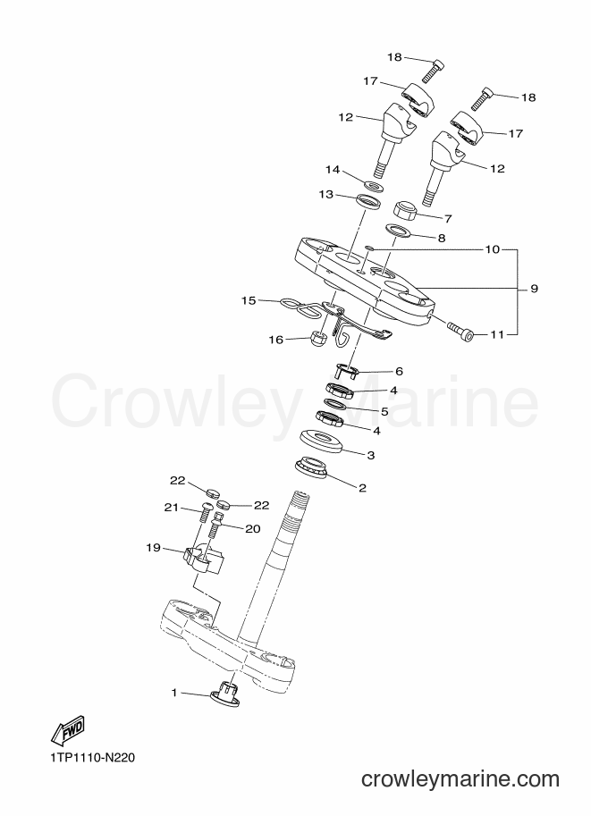 Yamaha Motors XVS950CU (2DE3) [050] - STEERING