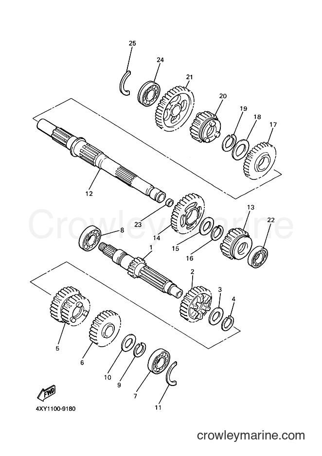 1999 Cruiser XVZ13TF - XVZ13TF (5JC1) [050] - TRANSMISSION