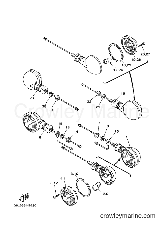 2003 Street Bike RX100T - RX100T (36L6) [010] - FLASHER LIGHT