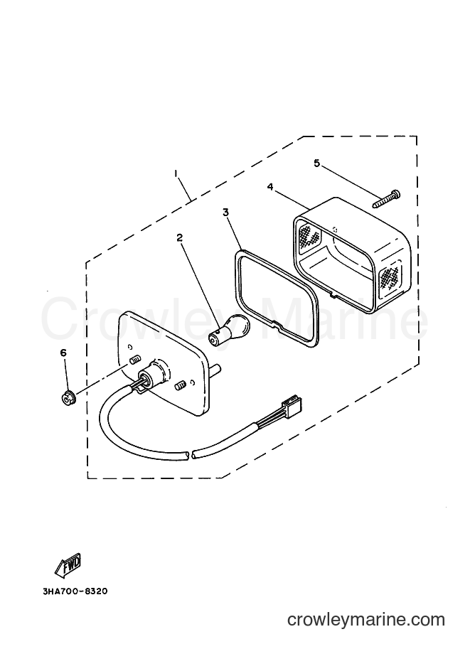 1999 Street Bike AG100F - AG100F (5HS1) [010] - TAILLIGHT