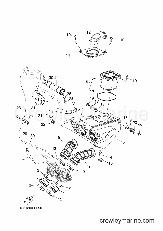 2016 Street Bike MTT690-A - MTT690-A (BC61) [070] - INTAKE