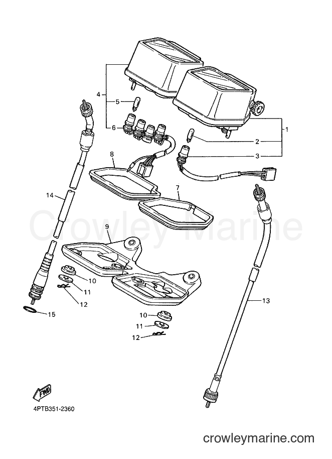 2002 Dirt Bike XT600E - XT600E (4PTB) [020] - METER