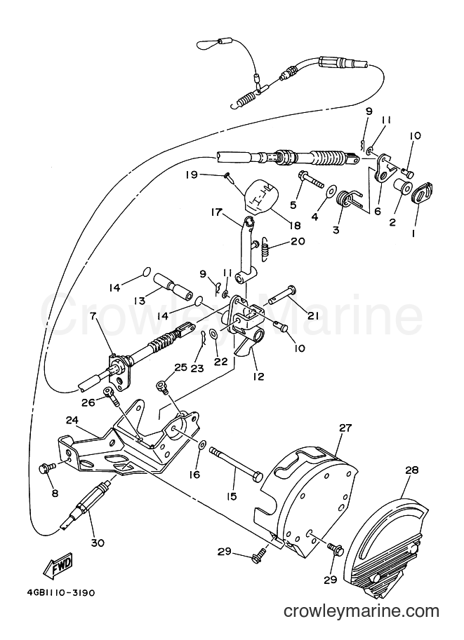 1994 ATV YFM400FW - YFM400FW (4GB5) [010] - SHIFTER