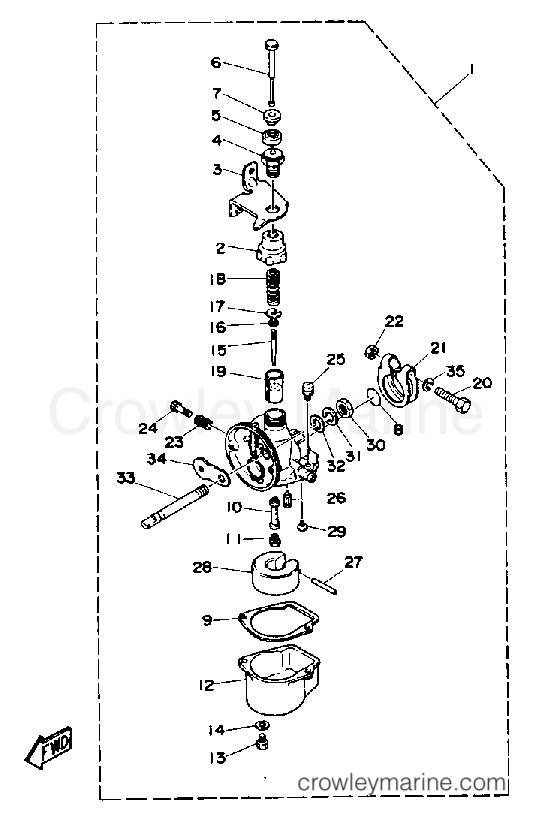 Yamaha Motors 2SD - CARBURETOR
