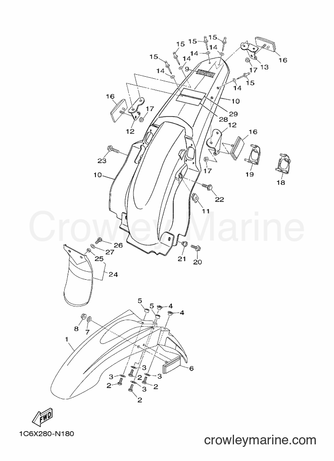 2018 Dirt Bike TT-R230 - TT-R230 (B68B) [010] - FENDER