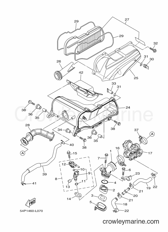 Yamaha Motors AL115FC (54PF) [010] - INTAKE