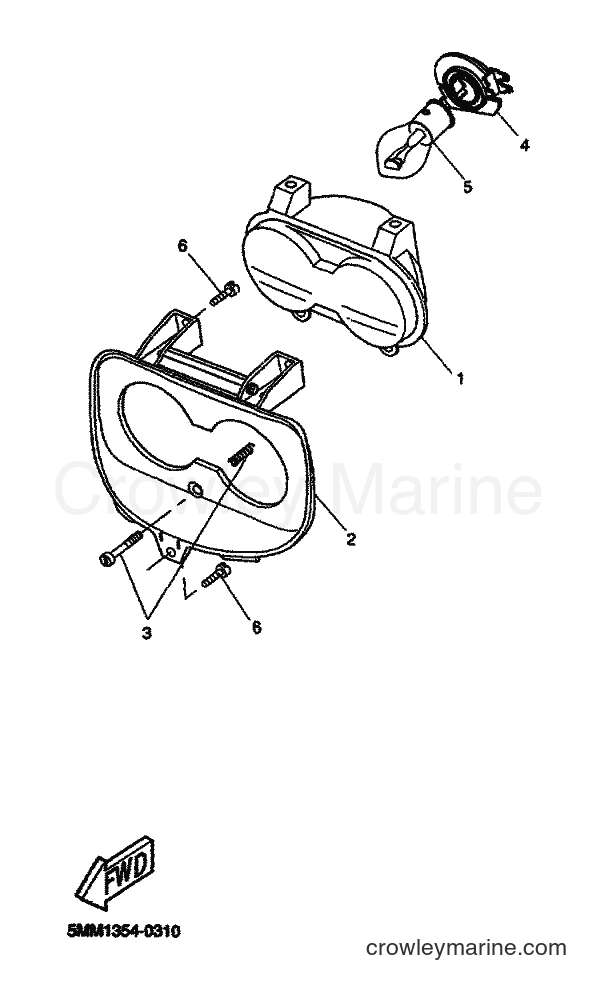 2000 Scooter CW50 - CW50 (5MN1) [030] - HEADLIGHT