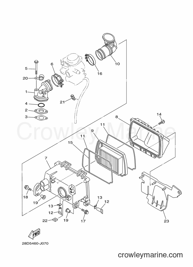 Yamaha Motors AL115C (28DC) [010] - INTAKE