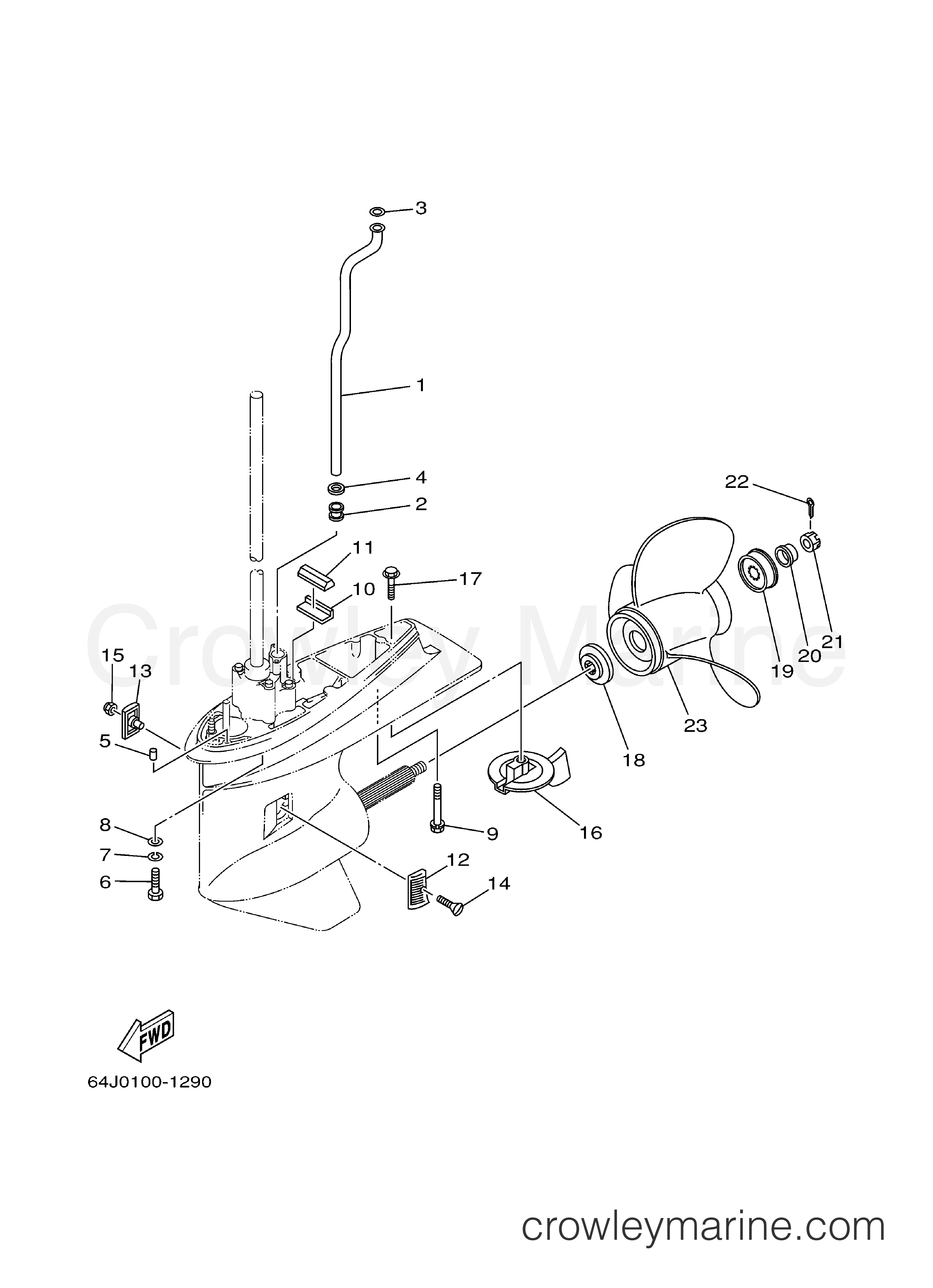 Yamaha Motors T50TLRB - LOWER CASING DRIVE 2 T50TLRB