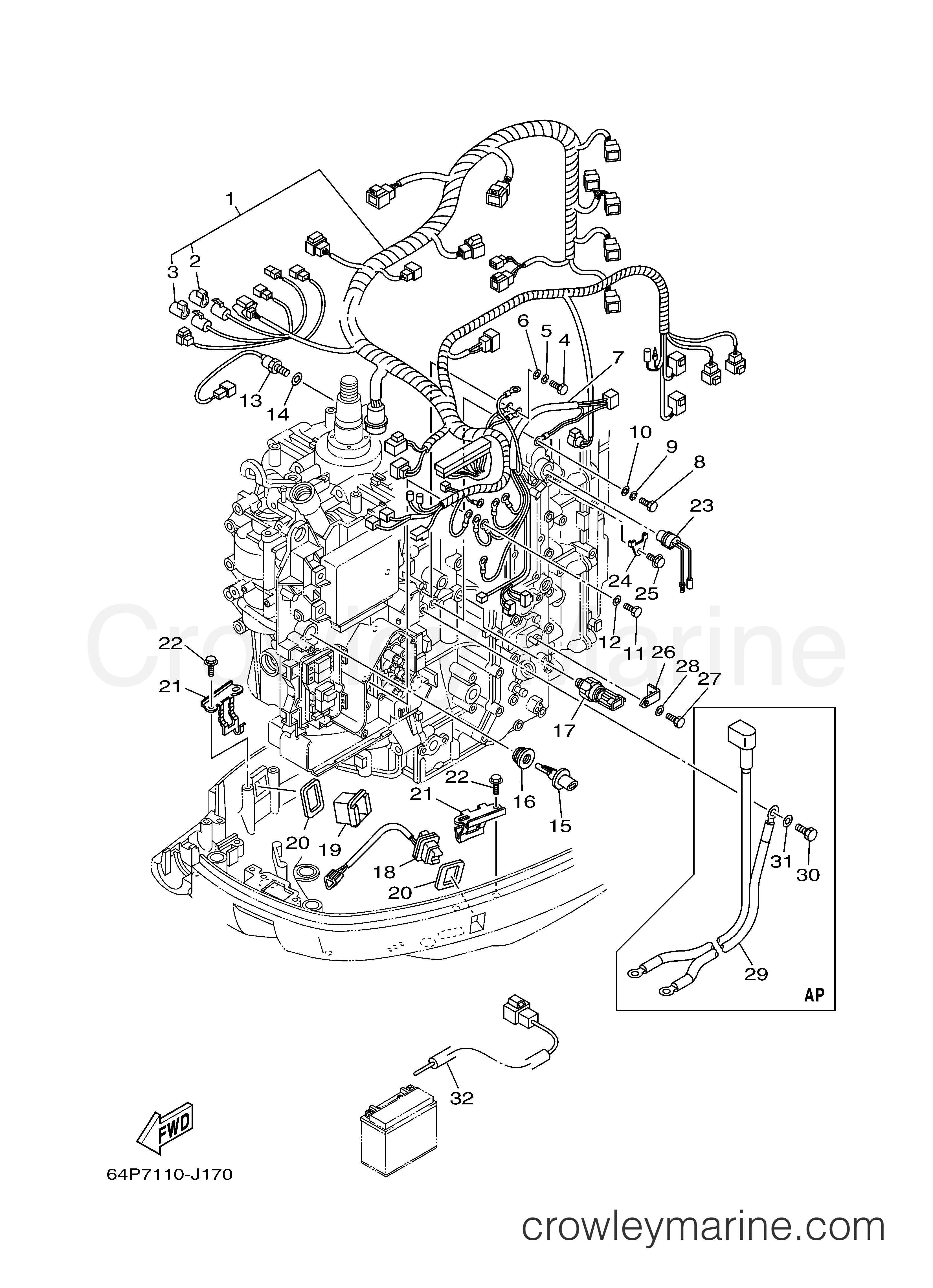 Yamaha Motors FL150AET1X - ELECTRICAL 3