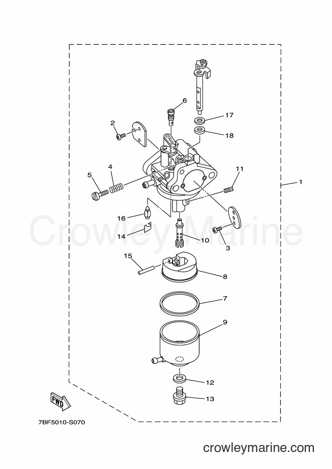 2017 Snowblower YT1380 - YT1380 (7BE3) [010] - CARBURETOR