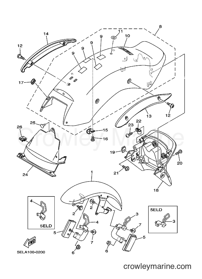 Yamaha Motors XVS1100 (5ELC) [010] - FENDER
