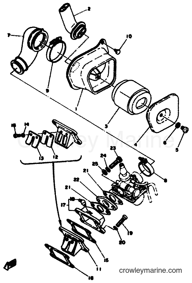 Yamaha Motors TY50 (1F4) [999] - INTAKE