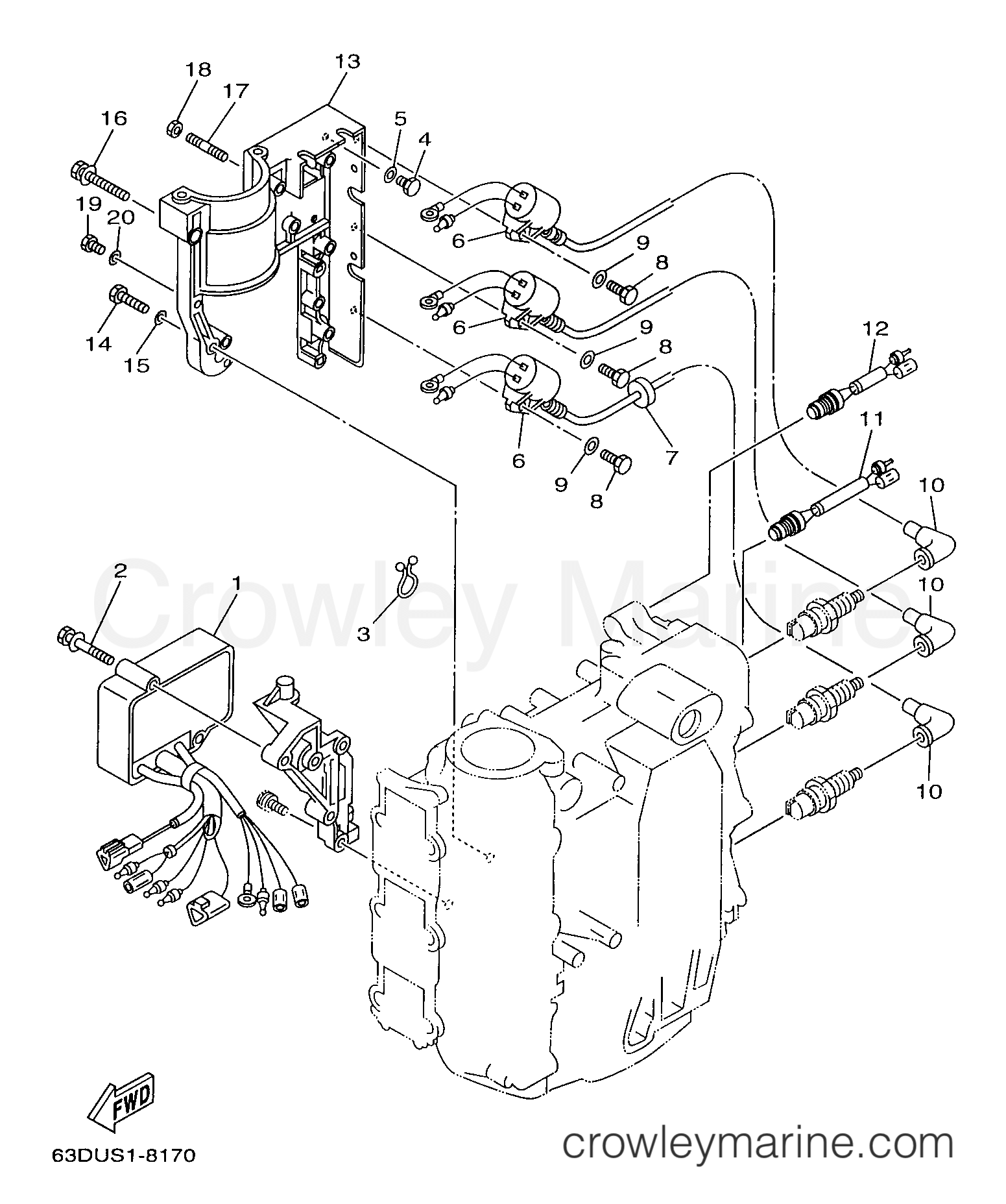 Yamaha Motors C40TLRX - ELECTRICAL 1