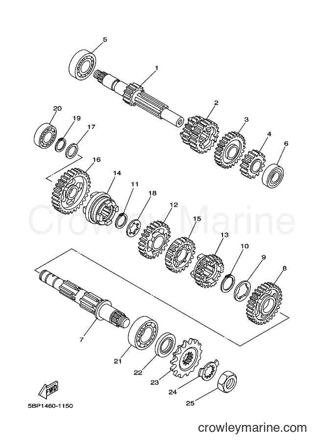 2004 Street Bike SX-4 - SX-4 (5BP2) [010] - TRANSMISSION