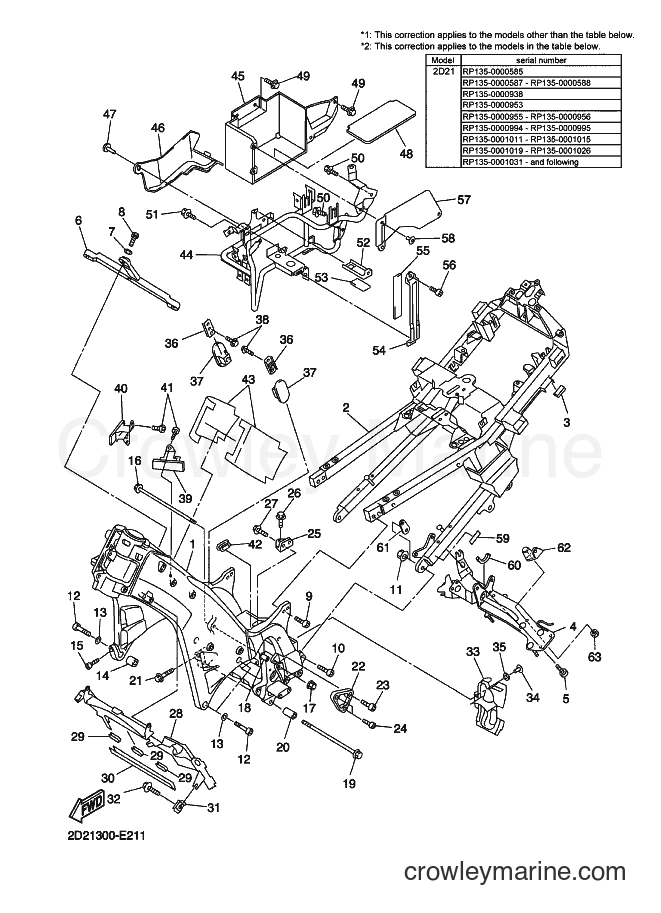 2006 Sport Bike FJR1300AS - FJR1300AS (2D21) [050] - FRAME